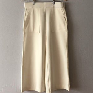 J. Crew Cream Wide-Leg Pants